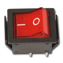 INTERRUPTOR INVERSOR LARGO TECLA ON-OFF 16A 250V