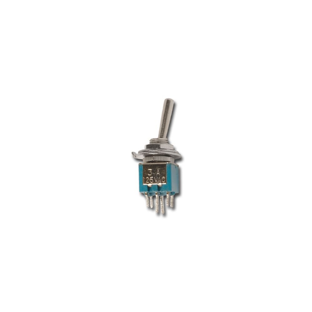 INTERRUPTOR ALAVANCA MINIATURA 1.5A 6P 2 POSICOES INTERRUPTOR ALAVANCA MINIATURA 1.5A 6P 2 POSICOES