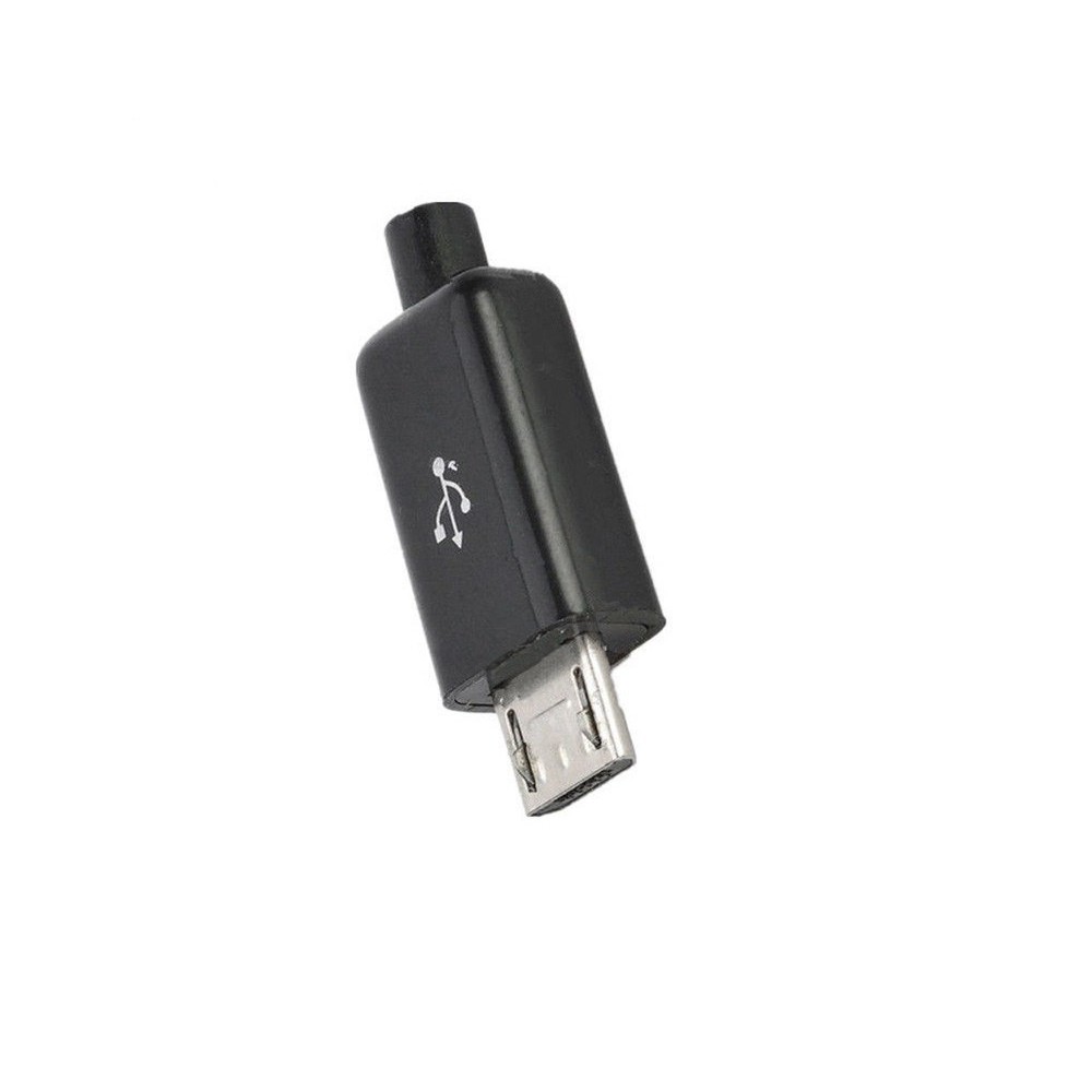 FICHA MICRO USB-A MACHO COM CAPA PARA CABO