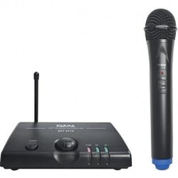 MICROFONE MAO S/FIOS+RECEPTOR VHF 174.5Mhz