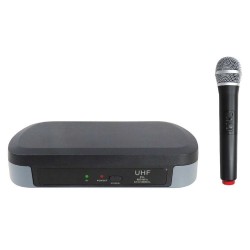 MICROFONE MAO S/FIOS+RECEPTOR UHF 740-790 Mhz