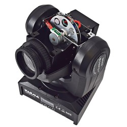 MOVING HEAD SPOT LED 30W 7 GOBOS 7 CORES