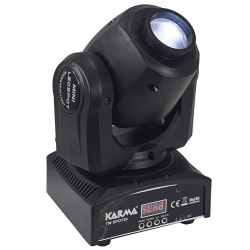 MOVING HEAD SPOT LED 30W 7 GOBOS 7 CORES