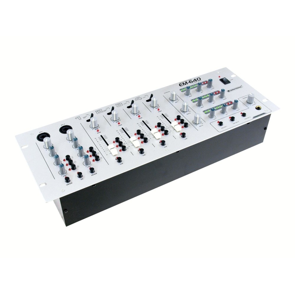 MESA MISTURA 19" 4 CANAIS 3 ZONAS INDEP. OMNITRONIC