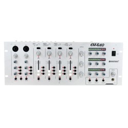 MESA MISTURA 19" 4 CANAIS 3 ZONAS INDEP. OMNITRONIC