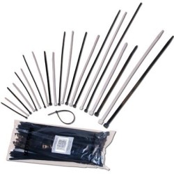 PACK 100 ABRACADEIRAS NYLON 3.6X250mm
