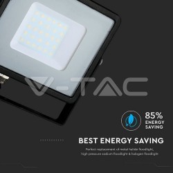 PROJECTOR SLIM SMD 30W 100-240V PRETO 3000K SAMSUNG