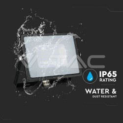PROJECTOR SLIM SMD 30W 100-240V PRETO 3000K SAMSUNG