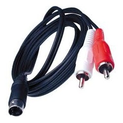 EXTENSAO S-VHS / 2xRCA MACHO 2MTS