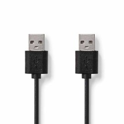 CABO USB-A MACHO / USB-A MACHO 2MTS