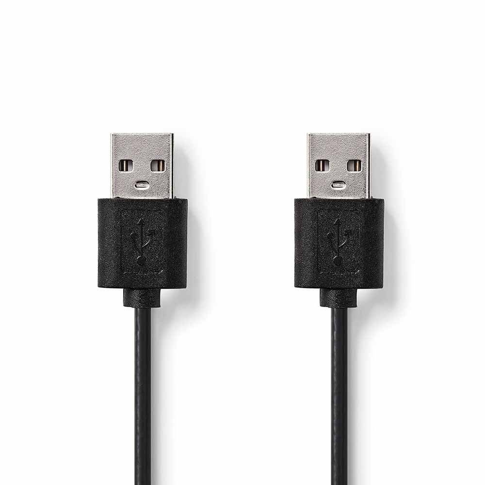 CABO USB-A MACHO / USB-A MACHO 2MTS