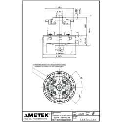 MOTOR ASPIRADOR 1200W UNIVERSAL