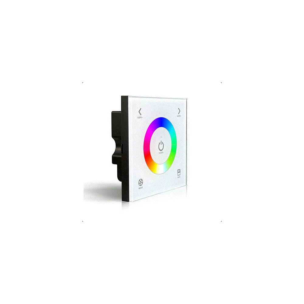 CONTROLADOR TATIL FITA LED RGB 12-24V 4A/CH C/ COMANDO