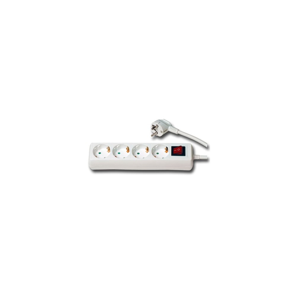 EXTENSAO CORRENTE SCHUKO 4 VIAS C/ INTERRUPTOR.1,5MT