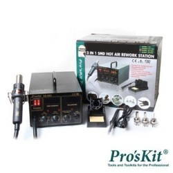 ESTAÇÃO SOLDAR SMD AR QUENTE 2 EM 1 700W PROSKIT