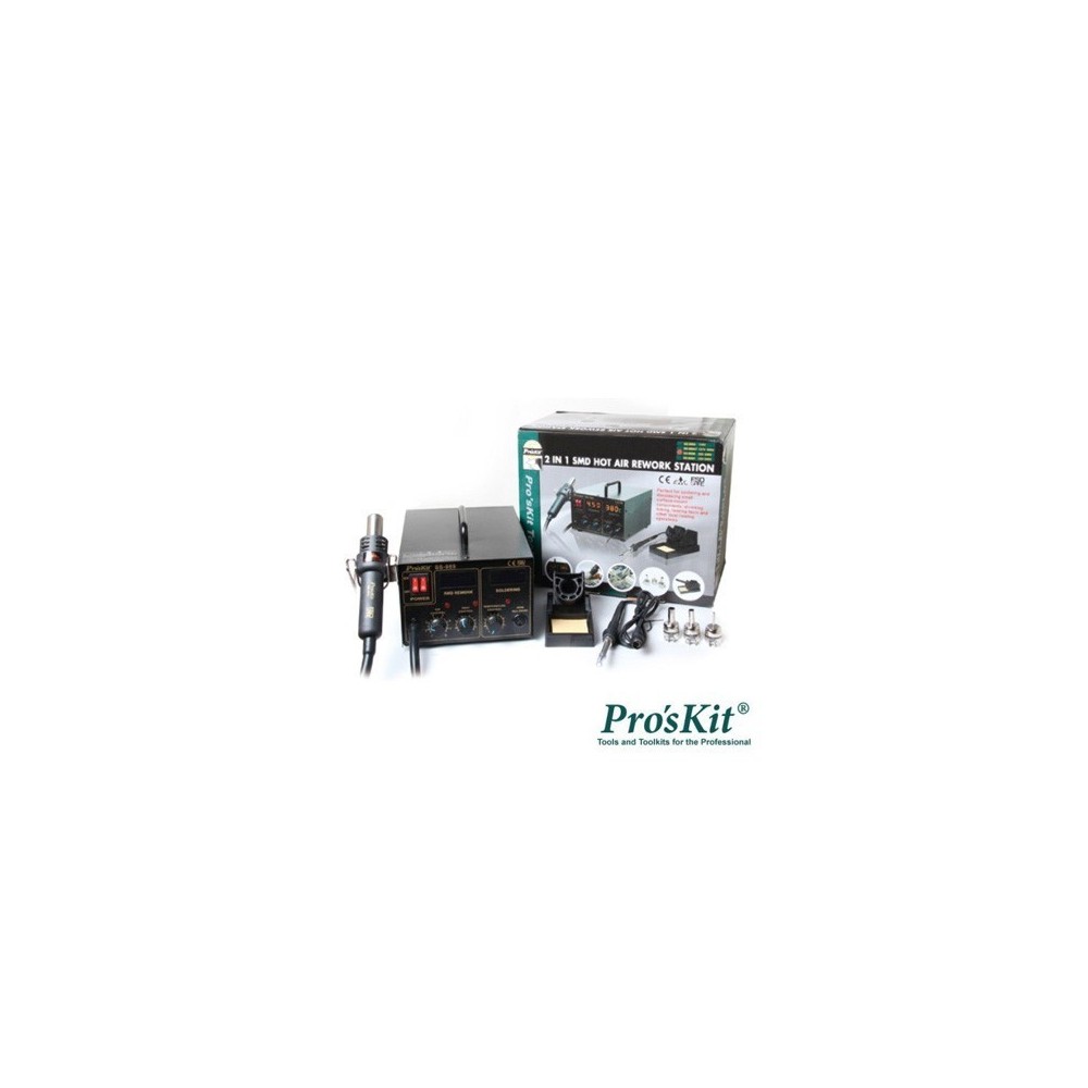 ESTAÇÃO SOLDAR SMD AR QUENTE 2 EM 1 700W PROSKIT