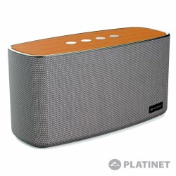 COLUNA PORTATIL BLUETOOTH AUX PLATINET