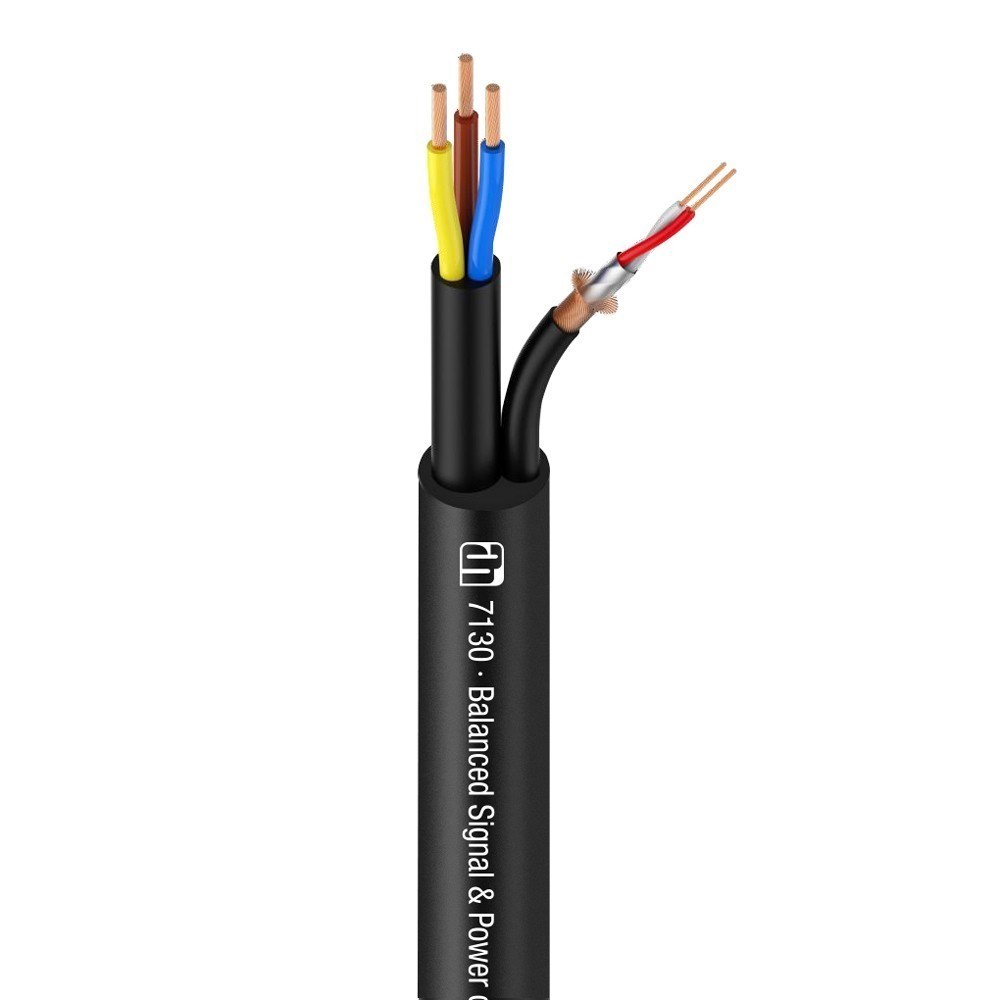 CABO ALIMENTACAO E AUDIO 2X0.22mm2 + 3X1.5mm2 ADAM HALL