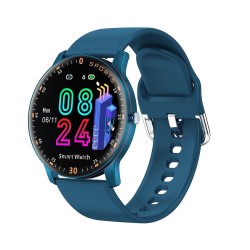 SMARTWATCH SPORT BRACELETE SILICONE AZUL DCU