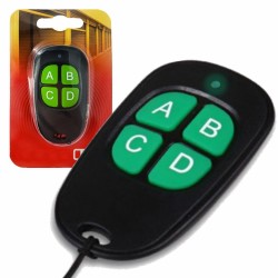 COMANDO GARAGEM UNIVERSAL 4 CANAIS 433MHZ