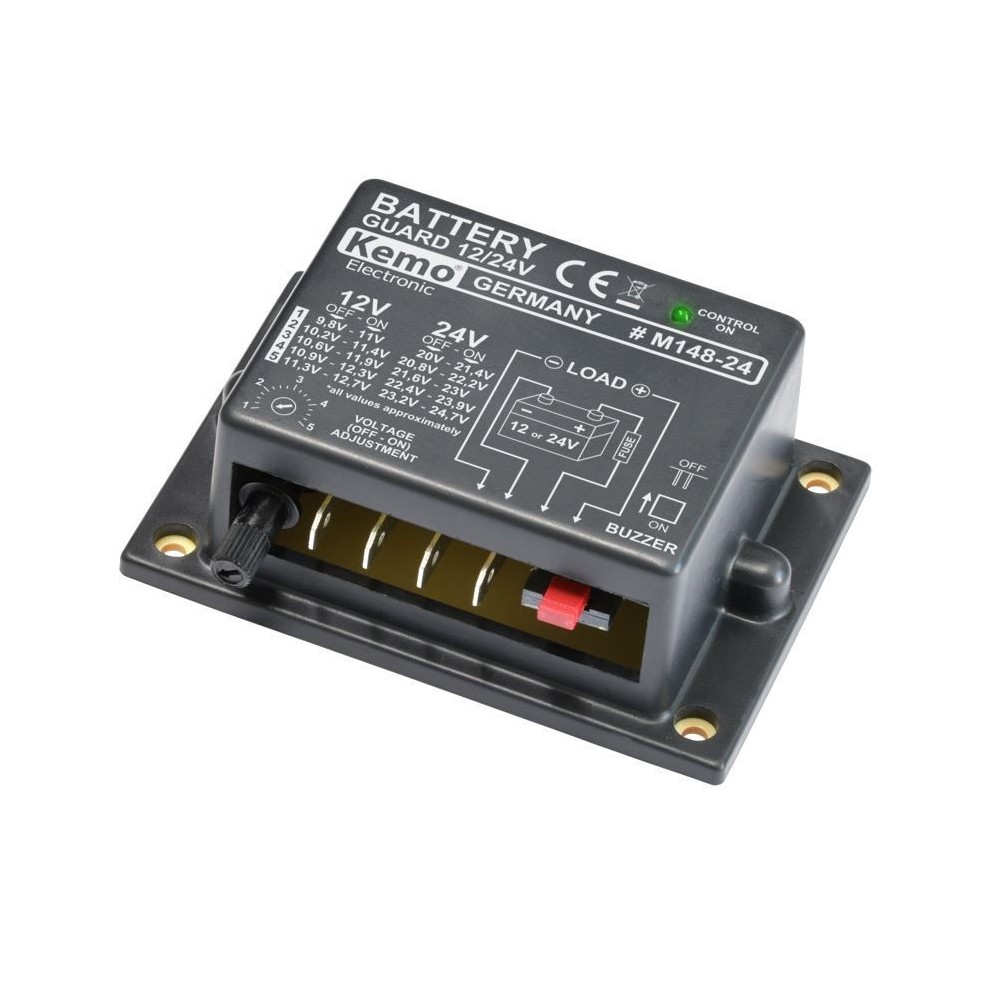 CONTROLADOR BATERIA 12 / 24V 20A