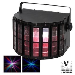 PROJETOR LUZ C/LED RGB SIX DERBY DMX VSOUND