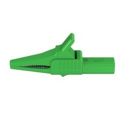 PINÇA CROCODILO 32A 1KV  MAX 20mm VERDE