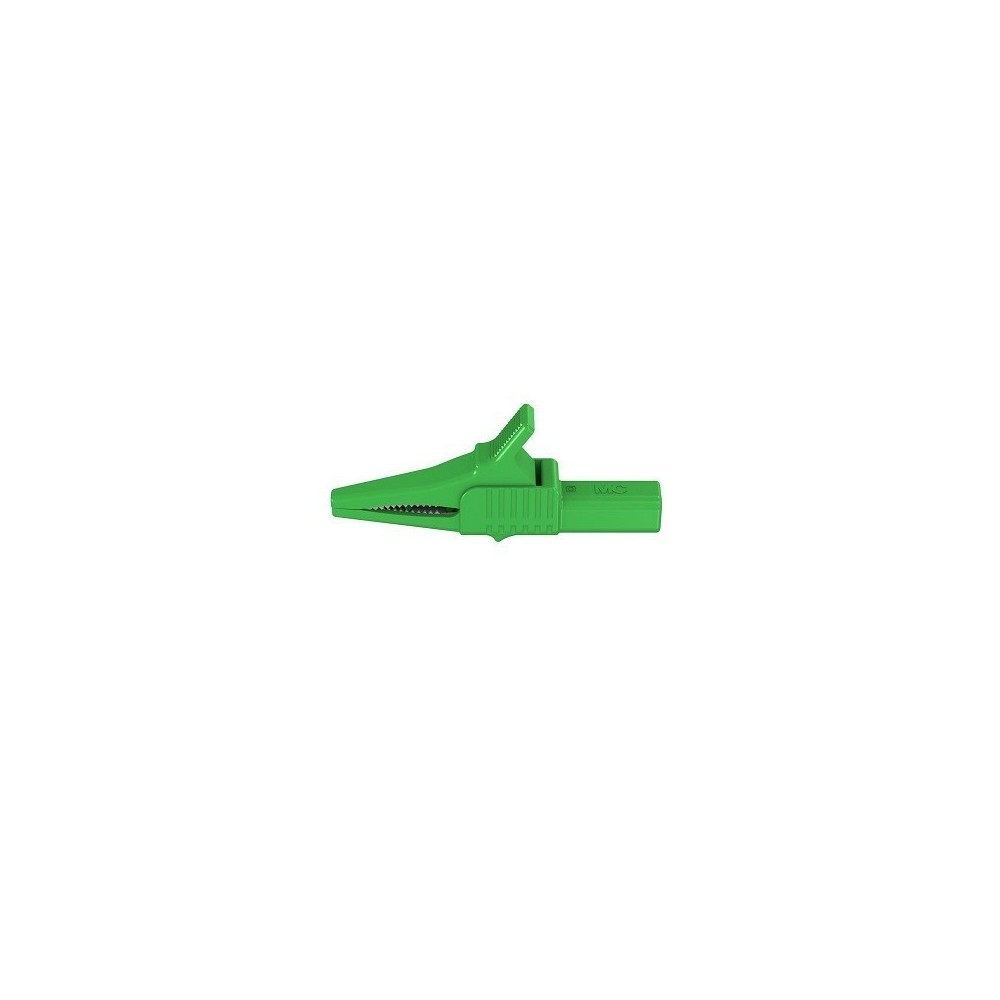 PINÇA CROCODILO 32A 1KV  MAX 20mm VERDE