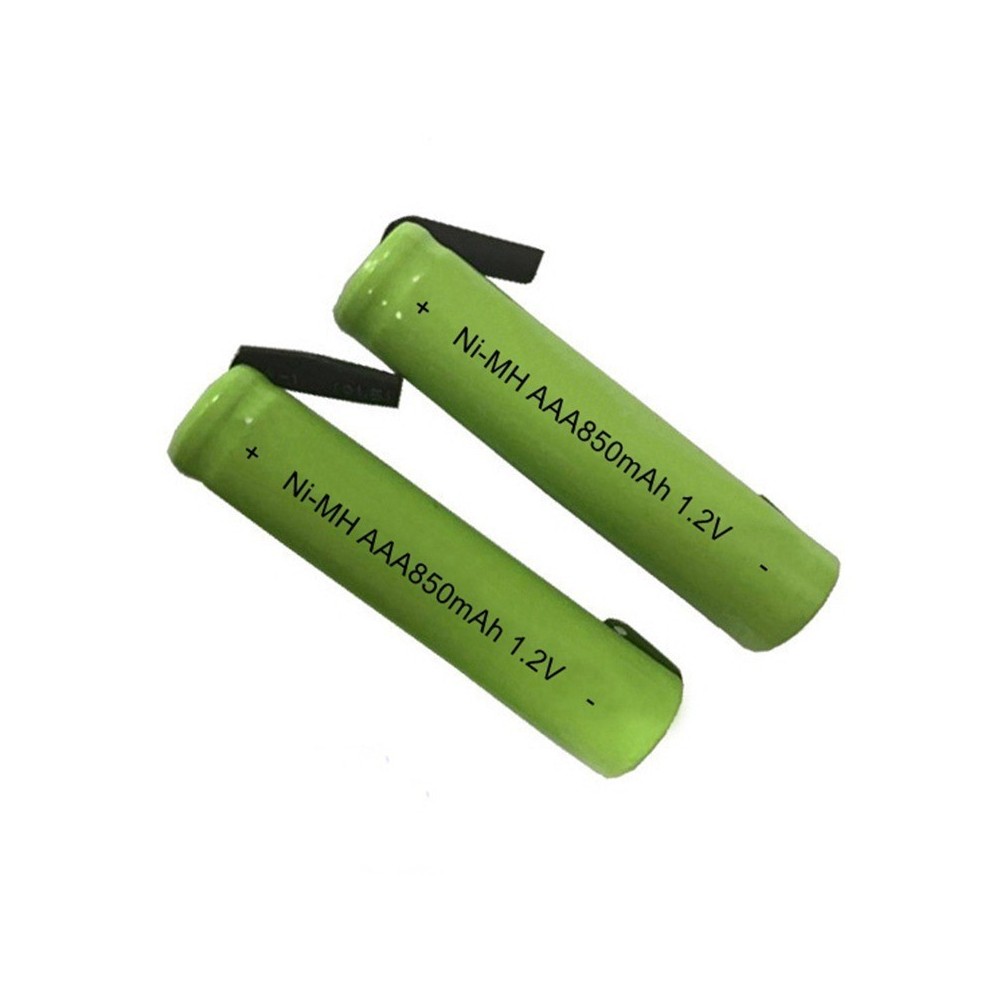 PACK 2 PILHAS RECARREGAVEIS AAA 1.2V 850mAH NI-MH