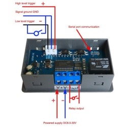 MODULO RELE RETARDO C/ TENPORIZADOR DIGITAL E DISPLAY
