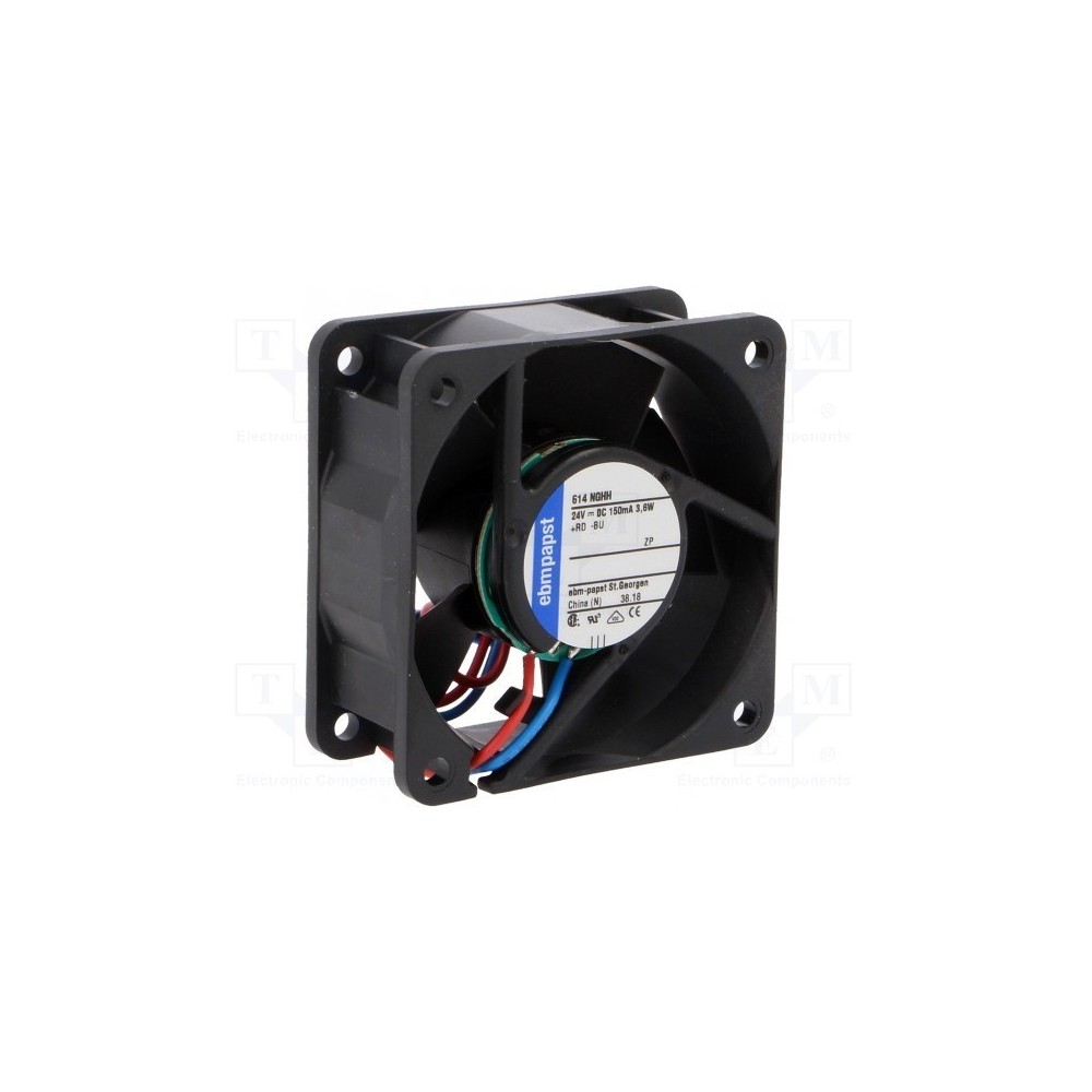 VENTILADOR 24VDC / 18-26VDC 60X60X25mm 2,6W 5600Rpm VENTILADOR 24VDC / 18-26VDC 60X60X25mm 2,6W 5600Rpm