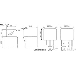 RELE ELETROMAGNETICO SPST-NO 1 CIRC. 24VDC 70A