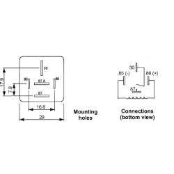 RELE ELETROMAGNETICO SPST-NO 1 CIRC. 24VDC 70A