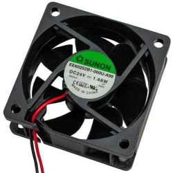 VENTILADOR 24VDC 60X60X25mm 1.68W SUNON