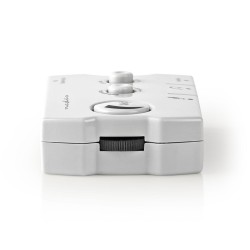 SELECTOR AUDIO ANALOGICO 2x 3.5MM | 3x 3.5MM FEMEA + 2.5MM F