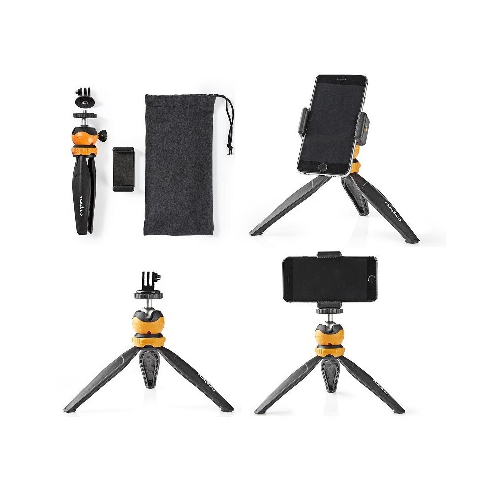 SUPORTE TRIPE PARA CAMERAS OU SMARTPHONES COM BOLSA TRANSP.