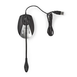 MICROFONE FLEXIVEL COM BASE E LIGAÇÃO USB