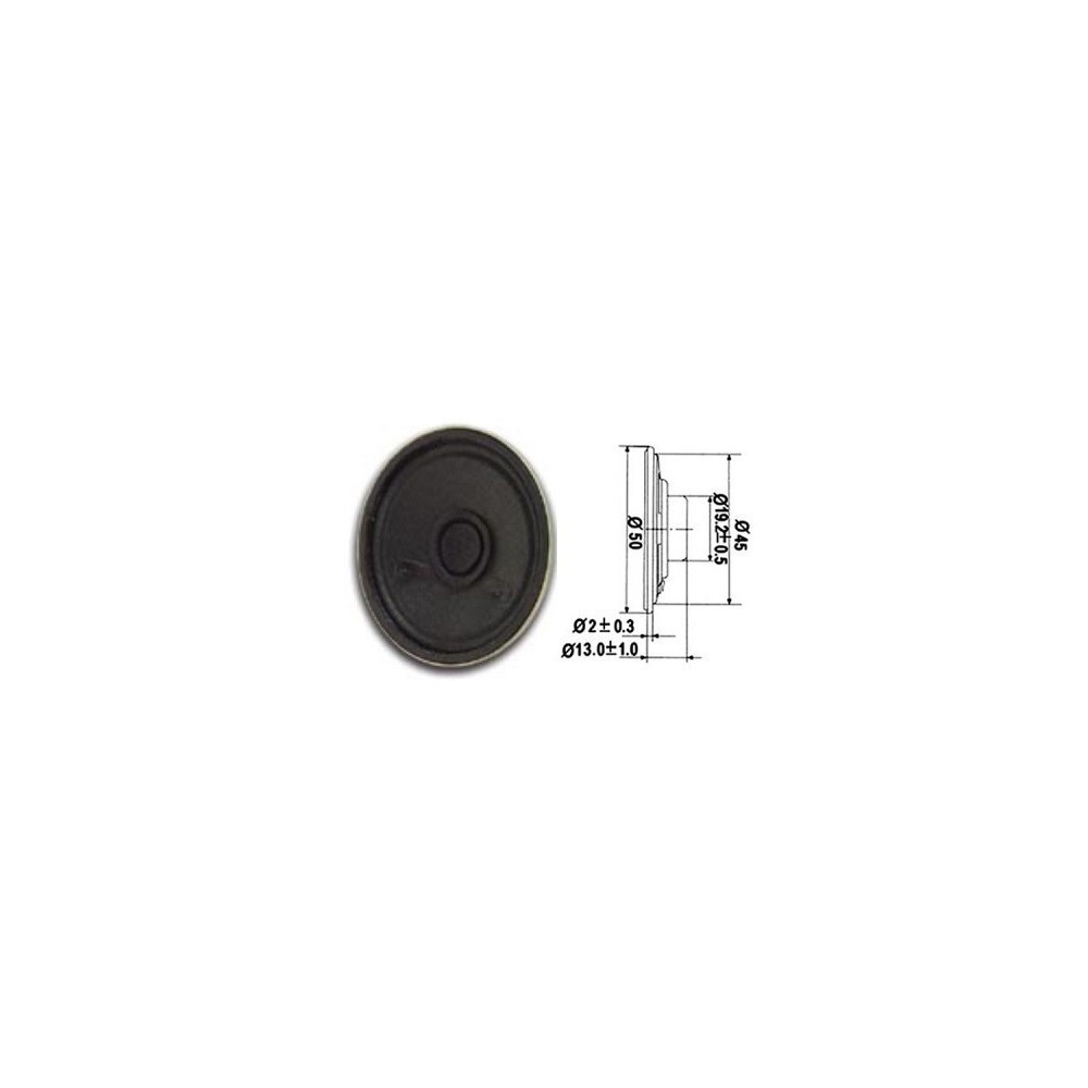 ALTIFALANTE MINIATURA 0.5W 8 Ohms 50mm
