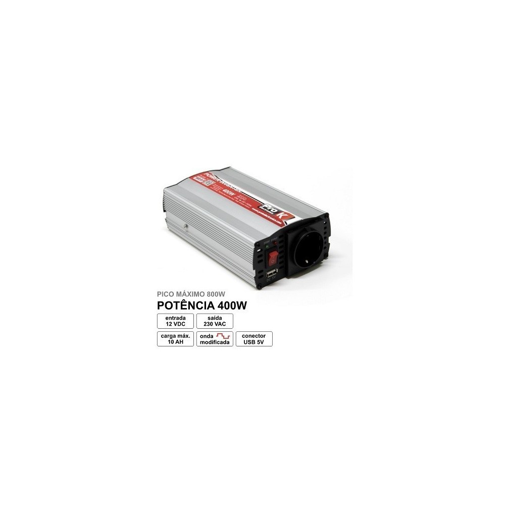 INVERSOR 12V / 220V 400W INVERSOR 12V / 220V 400W