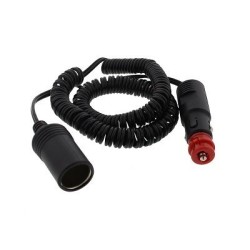 EXTENSAO ESPIRAL 3MTS FICHA ISQUEIRO 12/24V MAX 8A