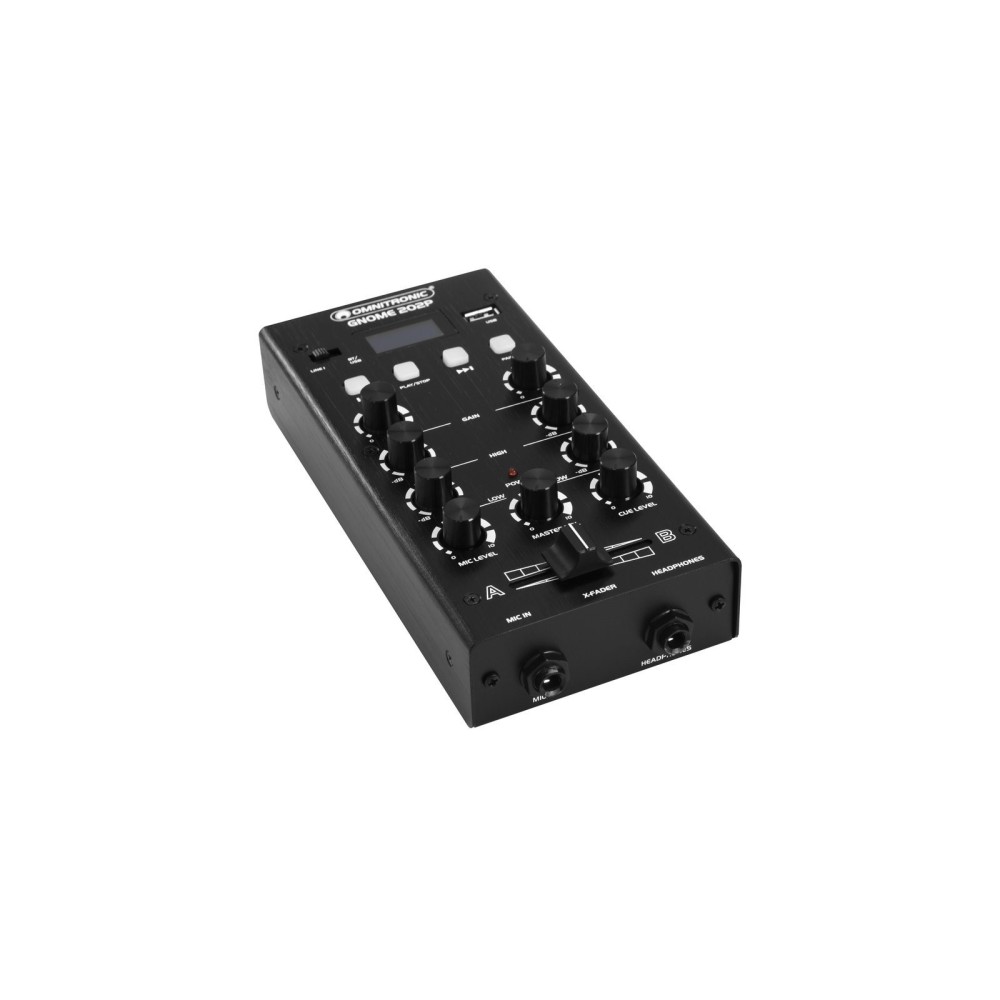 MESA MISTURA DJ 2 CANAIS BLUETOOTH E MP3 OMNITRONIC