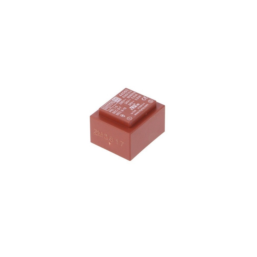 TRANSFORMADOR ENCAPSULADO 230VAC 0-24VAC 0.75VA
