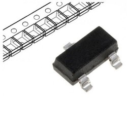 TRANSISTOR PNP BIPOLAR 45V 0.1A SOT23