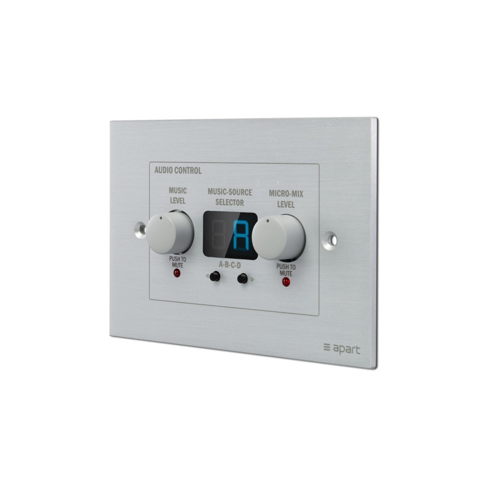 CONTROLADOR MURAL RJ45 PARA ZONE4 APART-AUDIO / BIAMP