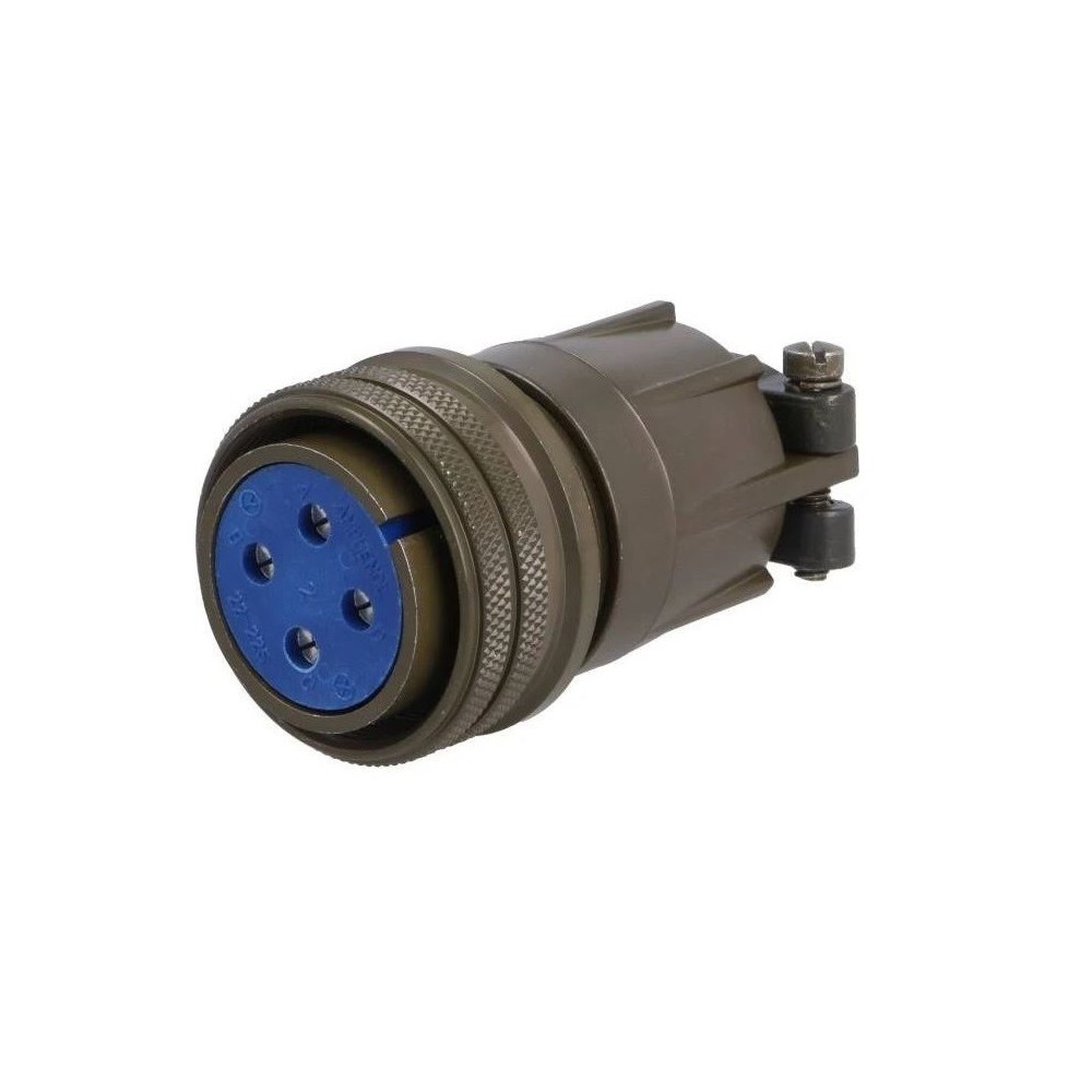 FICHA CIRCULAR FEMEA 4 PINOS SERIE 97 46A AMPHENOL