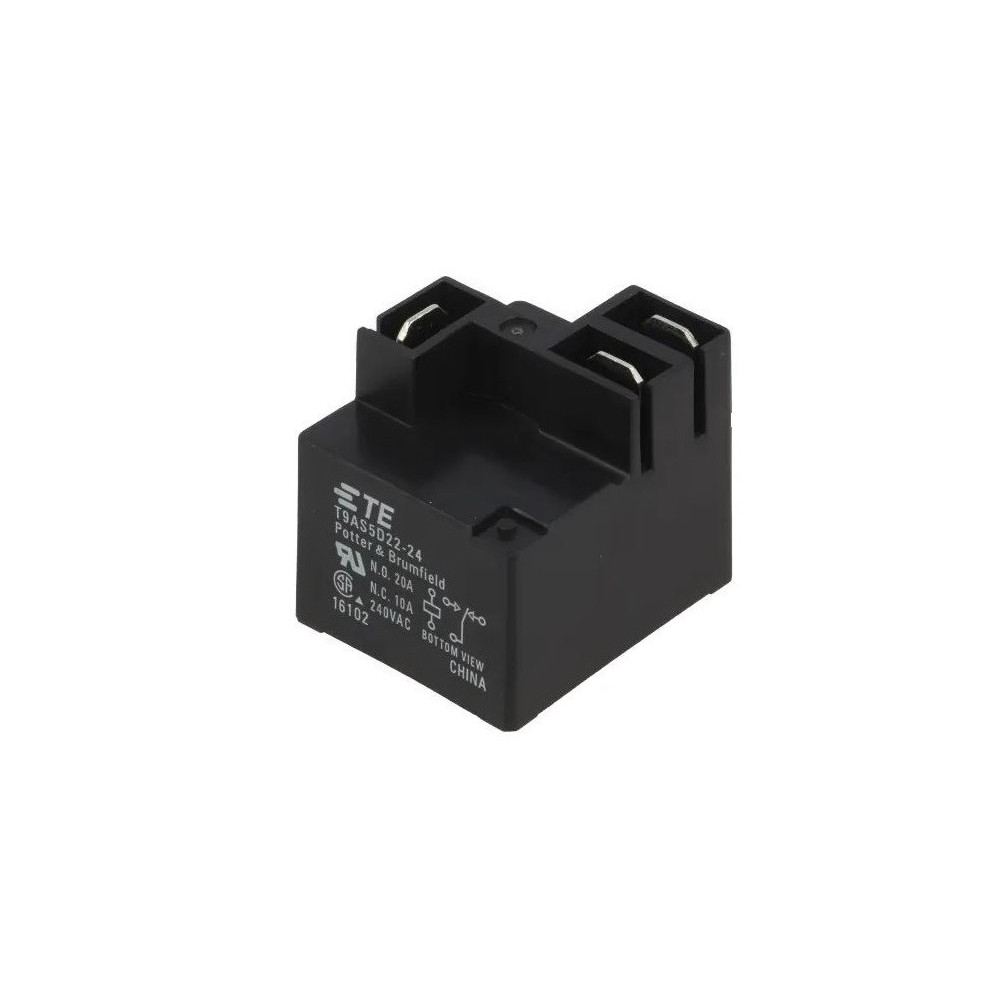 RELE ELETROMAGNETICO SPDT 20A C/ SUPORTE FAST ON