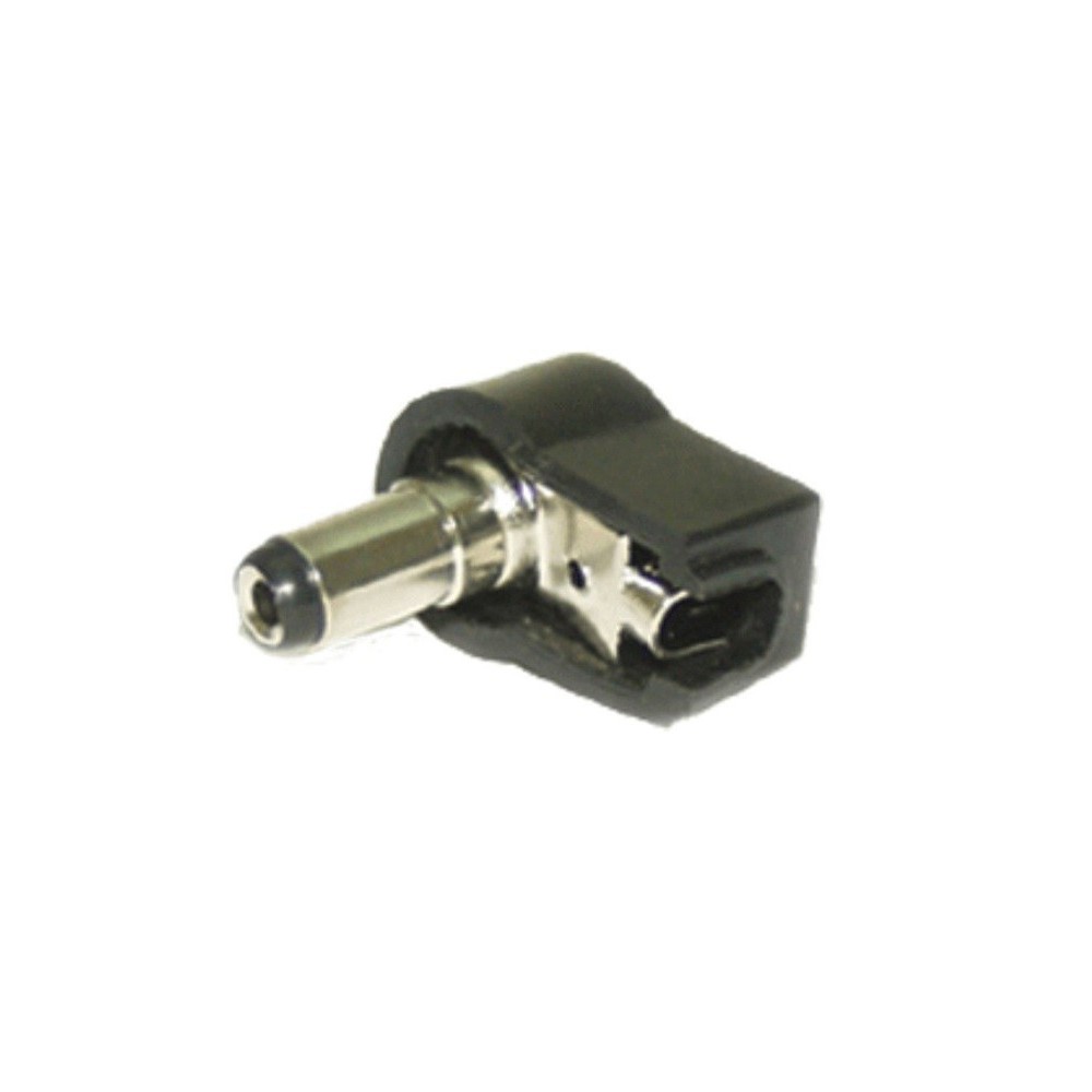 FICHA DC 2.1mm MACHO CURVA EXTENSAO 17MM