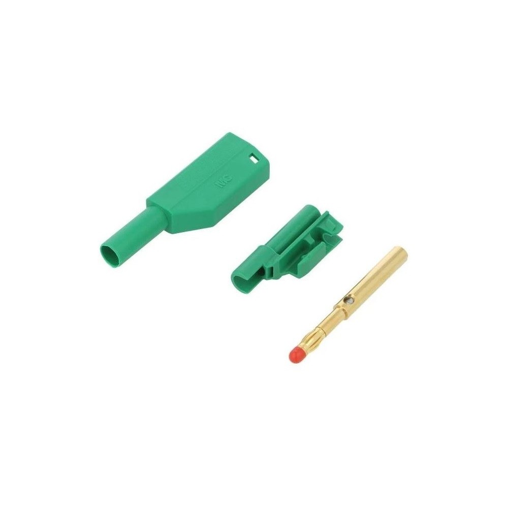 FICHA BANANA 4MM 32A VERDE FICHA BANANA 4MM 32A VERDE