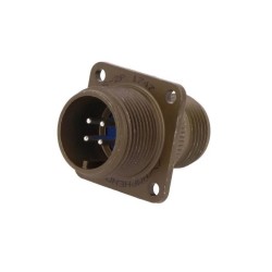 FICHA CIRCULAR MACHO PAINEL 4 PINOS 13A SERIE 97 AMPHENOL