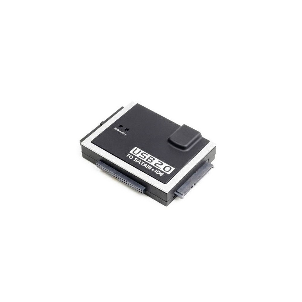 ADAPTADOR USB 2.0 P/DISCOS 2.5/3.5" SATA E IDE